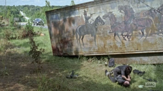 Daryl za ciezarówką z Mistrz kierownicy ucieka