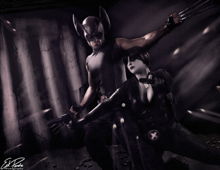 Domino - cosplay - zdjęcie