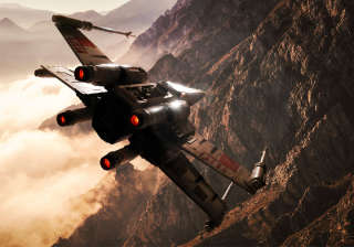 Gwiezdne Wojny - fanowska sesja zdjęciowa, star wars, x-wing, fan art