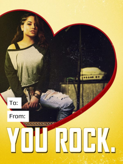 Power Rangers - karta walentynkowa