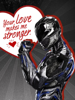 Power Rangers - karta walentynkowa