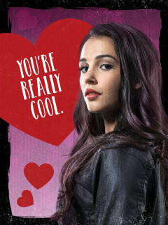 Power Rangers - karta walentynkowa