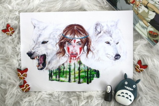 Mononoke Hime - rysunek