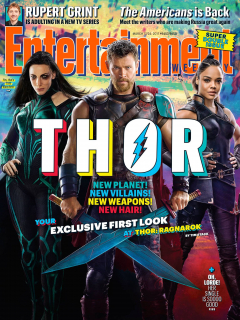 Thor: Ragnarok - okładka Entertaiment Weekly