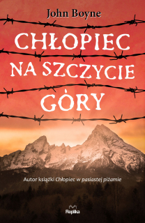 chłopiec na szczycie góry okładka