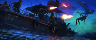 Kong: Wyspa Czaszki - szkic koncepcyjny