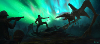 Kong: Wyspa Czaszki - szkic koncepcyjny