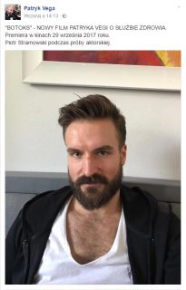 Piotr Stramowski w filmie Botoks Patryka Vegi
