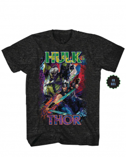 Koszulka z Thor: Ragnarok - grafika bohaterów