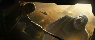 Kong: Wyspa Czaszki - szkic koncepcyjny