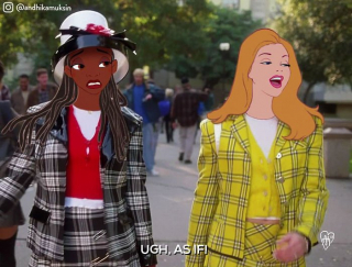 Postaci z bajek Disneya jako celebryci - galeria