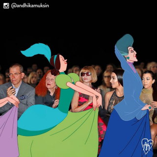 Postaci z bajek Disneya jako celebryci - galeria