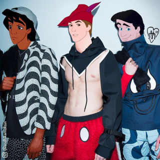 Postaci z bajek Disneya jako celebryci - galeria