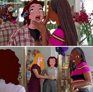 Postaci z bajek Disneya jako celebryci - galeria