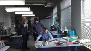 Komisariat - zdjęcie z planu