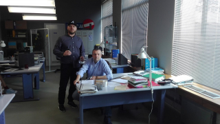 Komisariat - zdjęcie z planu