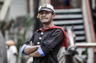 W wiosce spotkać można "prawdziwego" Popeye'a. Niejednego.