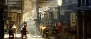 Piękna i Bestia - szkic koncepcyjny