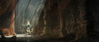 Piękna i Bestia - szkic koncepcyjny