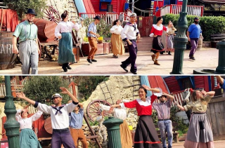 Na ulicach spotkać można animatorów zabaw.