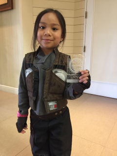 Harley jako Jyn Erso na Star Wars Celebration 2017