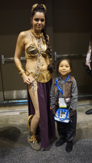 Harley jako Jyn Erso na Star Wars Celebration 2017