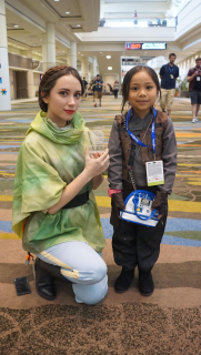 Harley jako Jyn Erso na Star Wars Celebration 2017