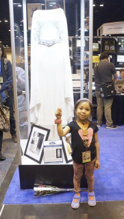 Harley jako Jyn Erso na Star Wars Celebration 2017