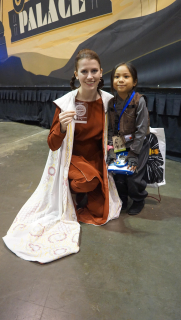 Harley jako Jyn Erso na Star Wars Celebration 2017