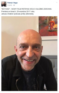 Janusz Chabior w filmie Botoks Patryka Vegi