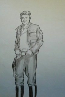 Han Solo - szkice koncepcyjne
