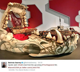 Thor: Ragnarok - łóżko Hulka