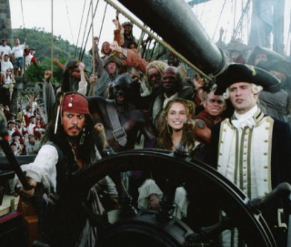 Piraci z Karaibów: Klątwa Czarnej Perły - zdjęcie z planu