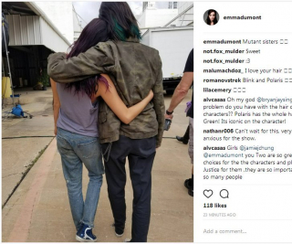 The Gifted - zdjęcie zakulisowe