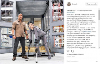 Dwayne The Rock Johnson - zdjęcie z Instagrama