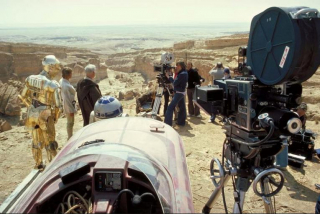 Zdjęcia z planu filmu Gwiezdne wojny: Część IV - Nowa nadzieja