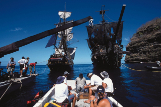 Piraci z Karaibów: Klątwa Czarnej Perły - zdjęcie z planu