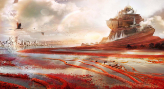 Strażnicy Galaktyki 2 - szkic koncepcyjny