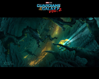 Strażnicy Galaktyki 2 - szkic koncepcyjny