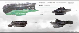 Strażnicy Galaktyki 2 - szkic koncepcyjny