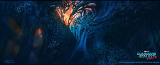 Strażnicy Galaktyki 2 - szkic koncepcyjny