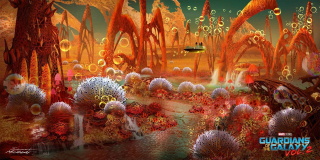 Strażnicy Galaktyki 2 - szkic koncepcyjny