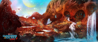 Strażnicy Galaktyki 2 - szkic koncepcyjny