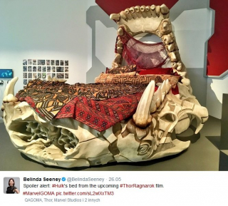 Thor: Ragnarok - łóżko Hulka