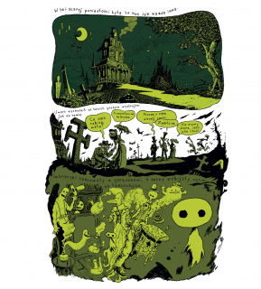 Mały wampir - plansza