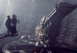 Obcy - 8. pasażer Nostromo - zdjęcie z planu