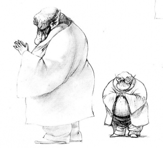 Oryginalne szkice koncepcyjne z Powrotu Jedi