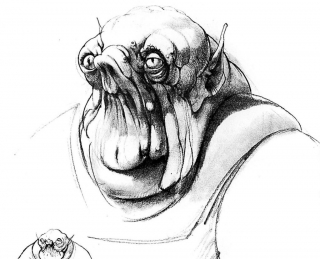 Oryginalne szkice koncepcyjne z Powrotu Jedi