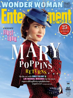Mary Poppins Returns - Emily Blunt - okładka Entertainment Weekly