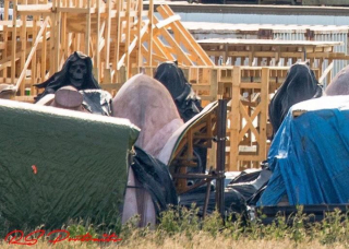 Liga Sprawiedliwości - zdjęcia z planu